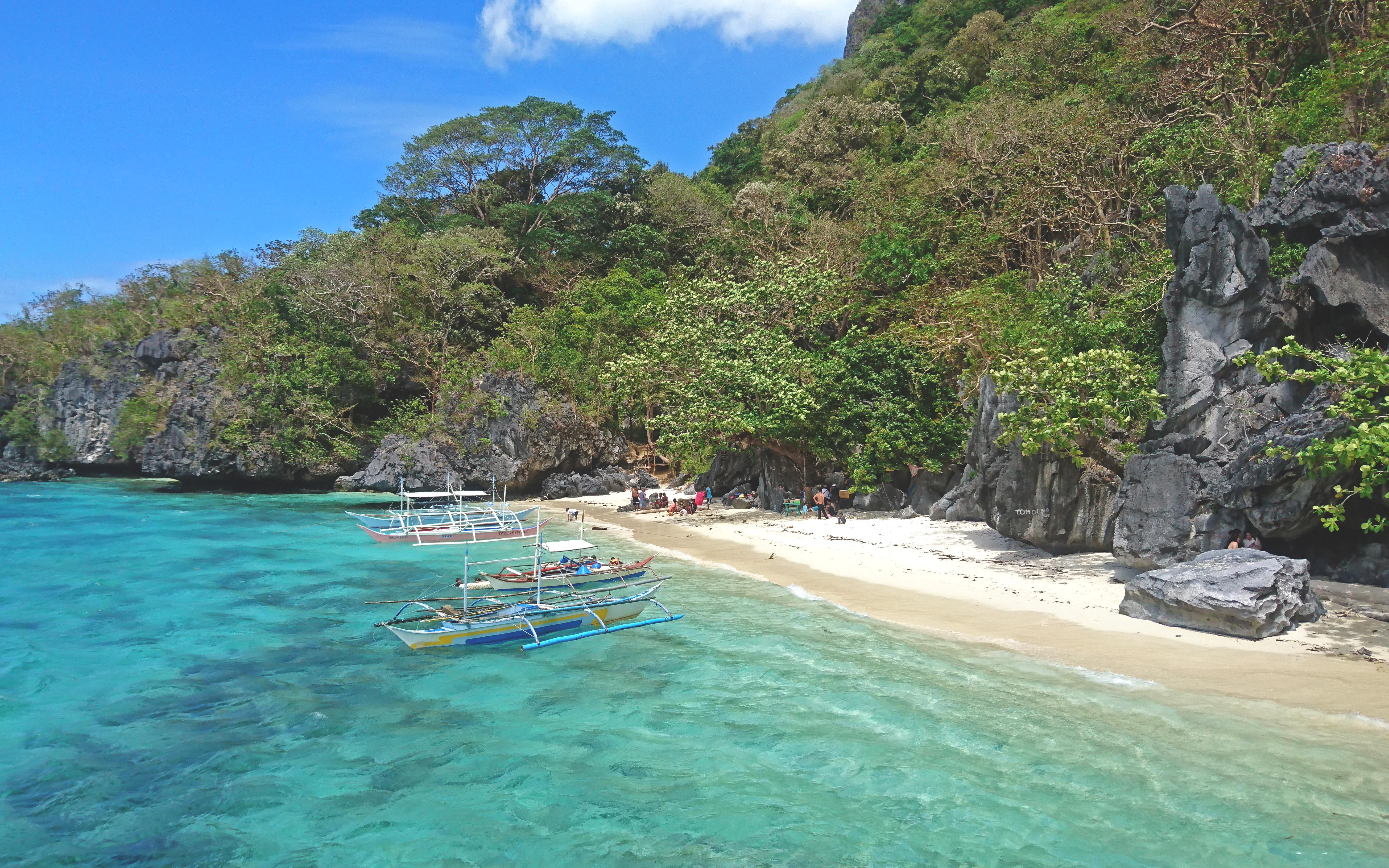 Cadlao saar, paradise Beach, Palawan