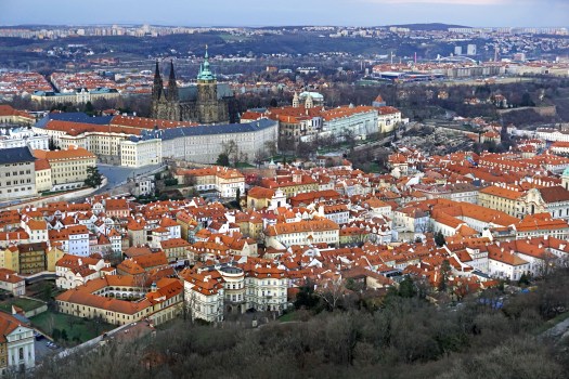 View from Petřín, Prague