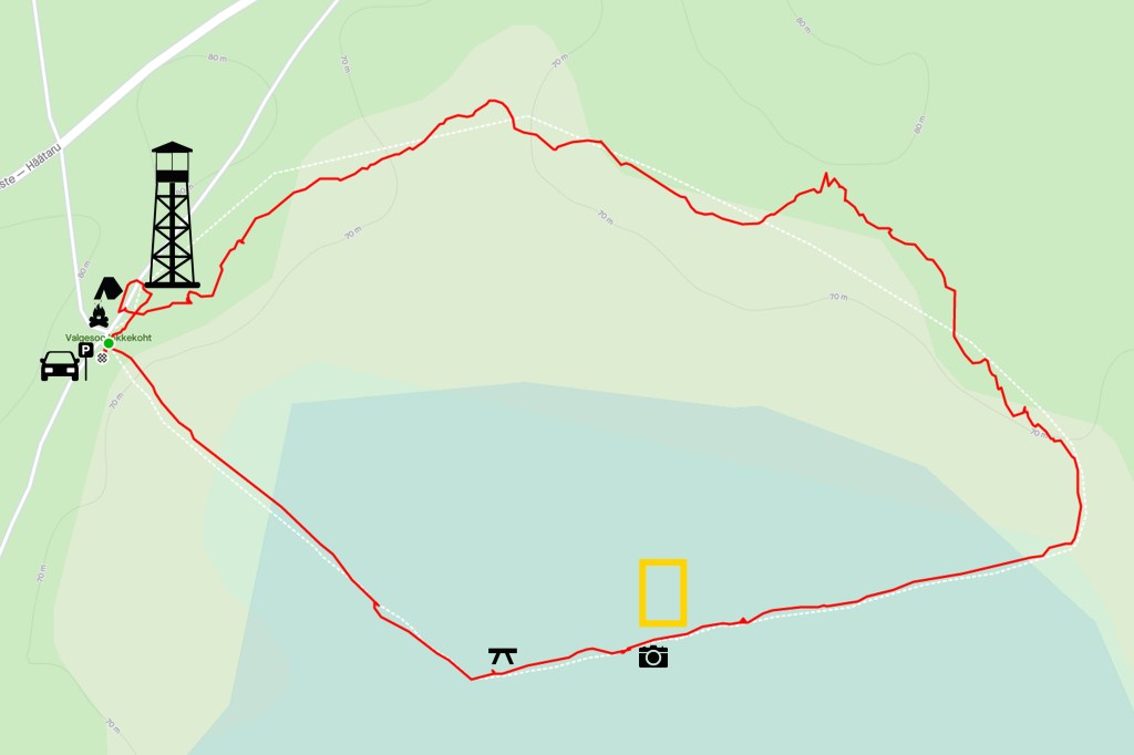 Valgesoo loodusraja skeem