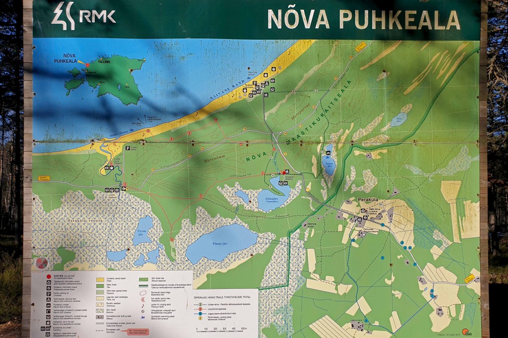 Nõva puhkeala kaart
