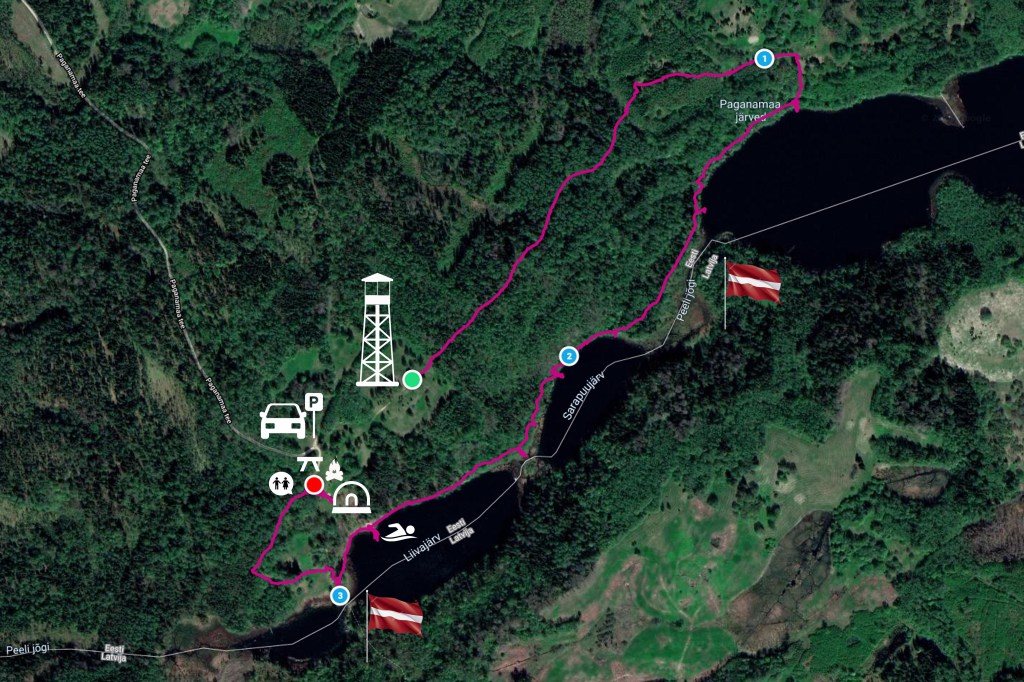 Paganamaa matkaraja skeem