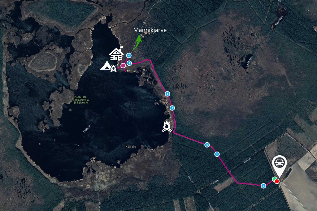 Endla järve matkarada