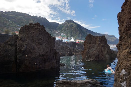 Aquarium looduslikud basseinid, Porto Moniz, Madeira